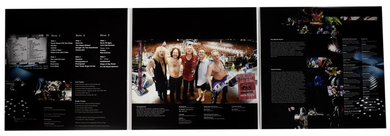 Def Leppard Joe Elliott/Phil Collen Signed Album "Mirror Ball - Live & More" JSA, изображение 4