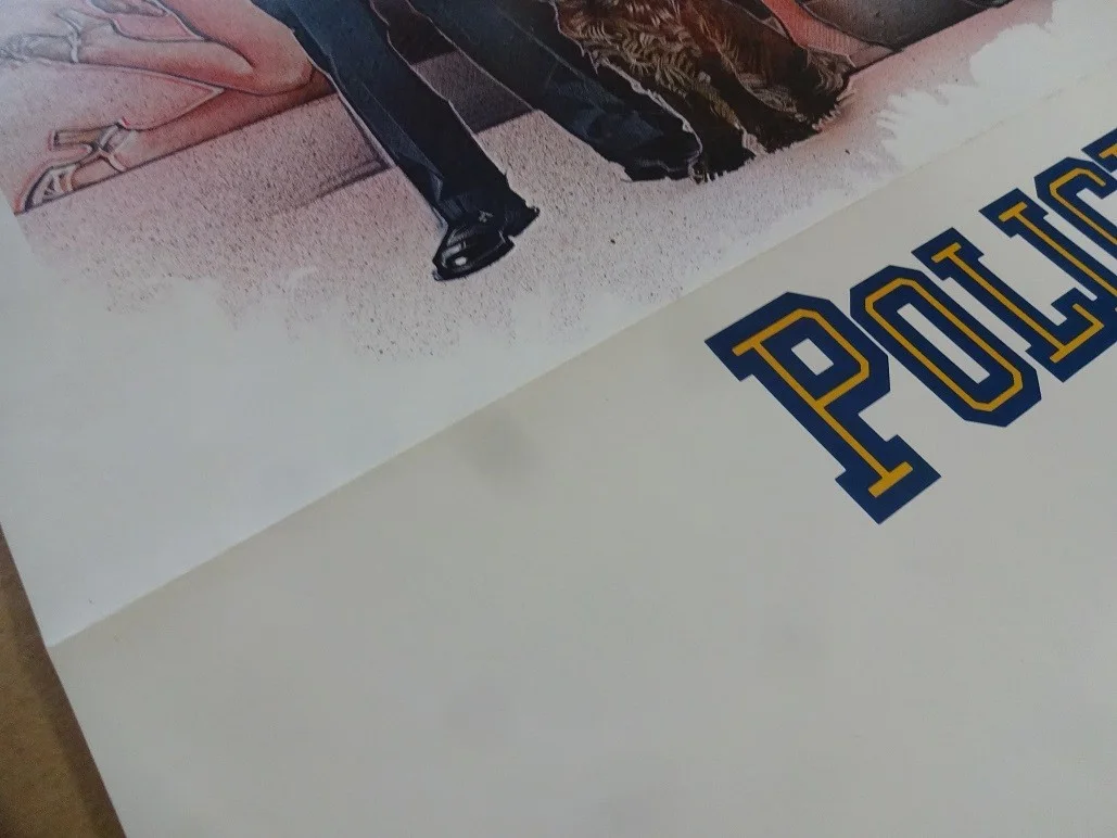 Police Academy Original 1984 Movie Poster. Folded Great Condition, изображение 3