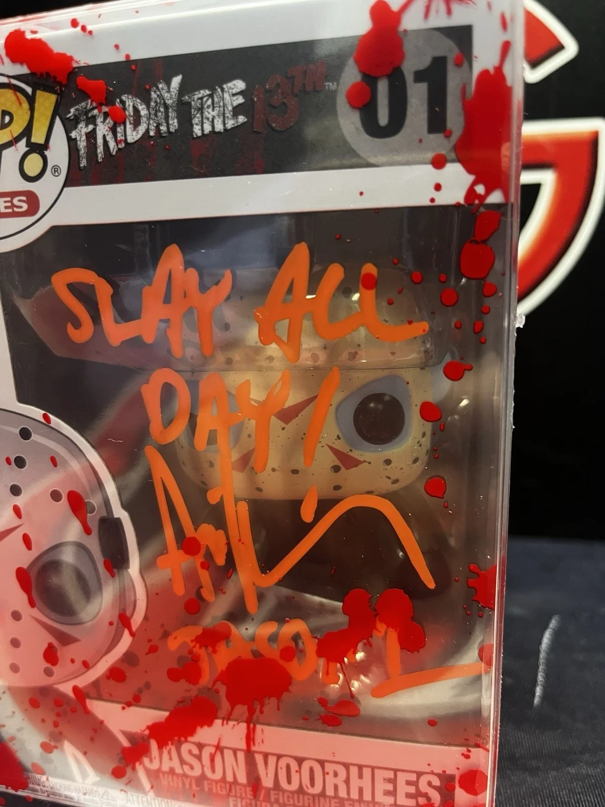 Ari Lehman Signed Friday The 13th Inscribed Jason Voorhees Funko Pop Beckett BAS, image 2