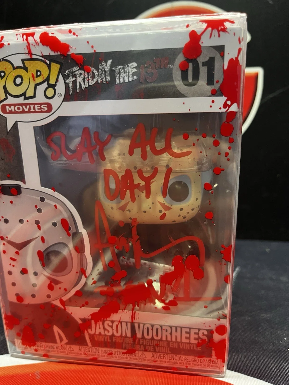 Ari Lehman Signed Friday The 13th Inscribed Jason Voorhees Funko Pop Beckett BAS, изображение 2