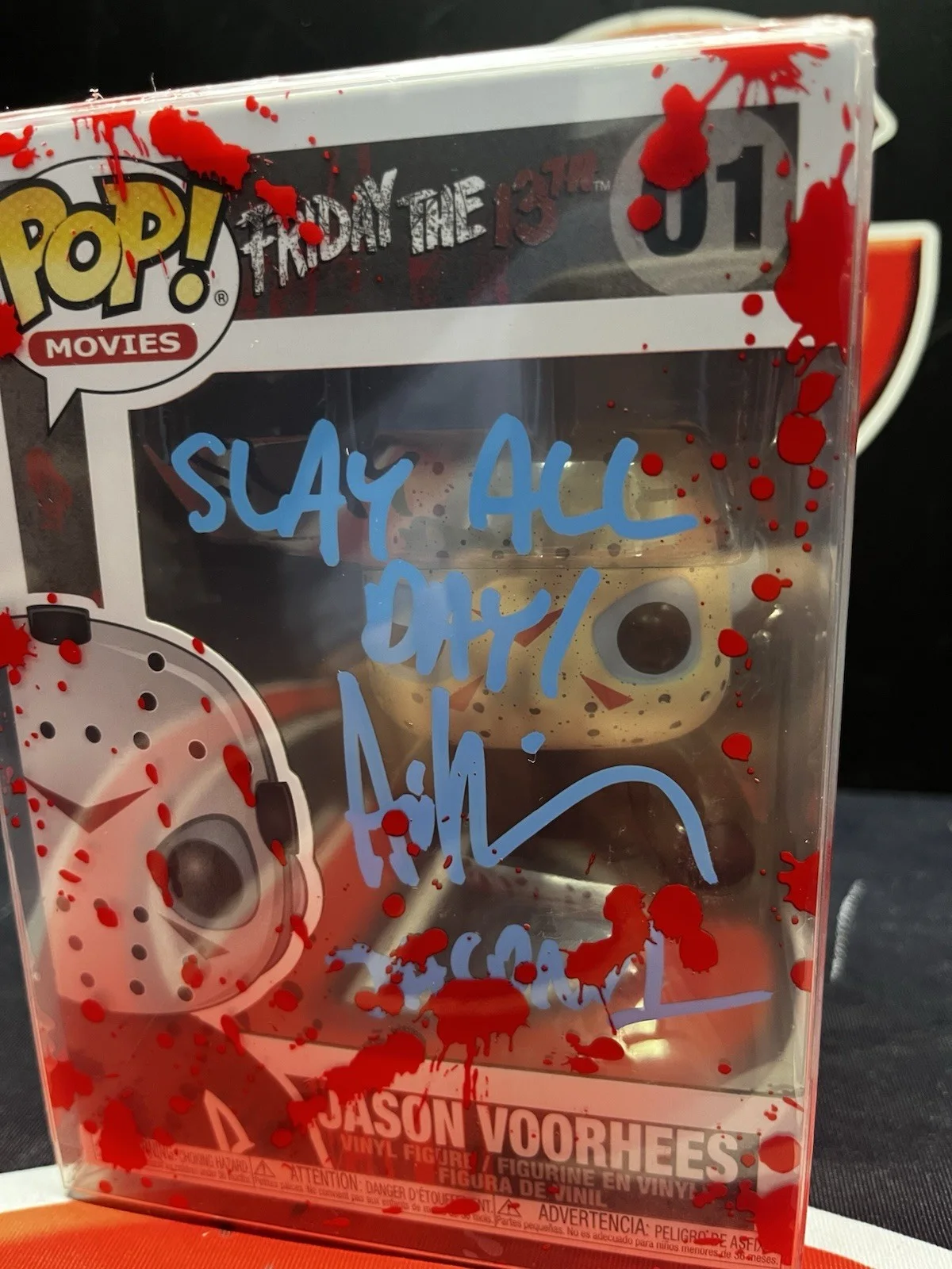 Ari Lehman Signed Friday The 13th Inscribed Jason Voorhees Funko Pop Beckett BAS, изображение 2