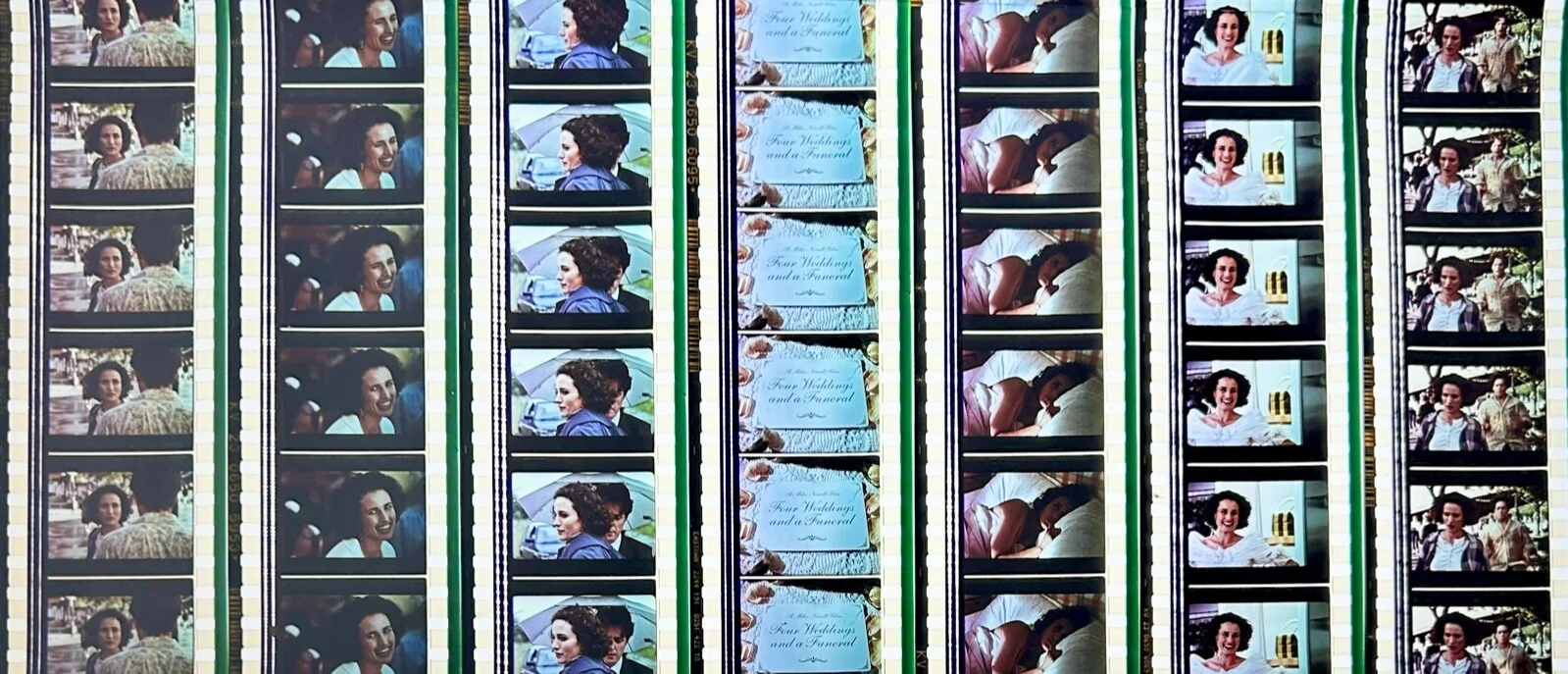 Four Weddings & A Funeral 1994 Very Rare Unmounted Genuine 35mm Film Cells, изображение 3
