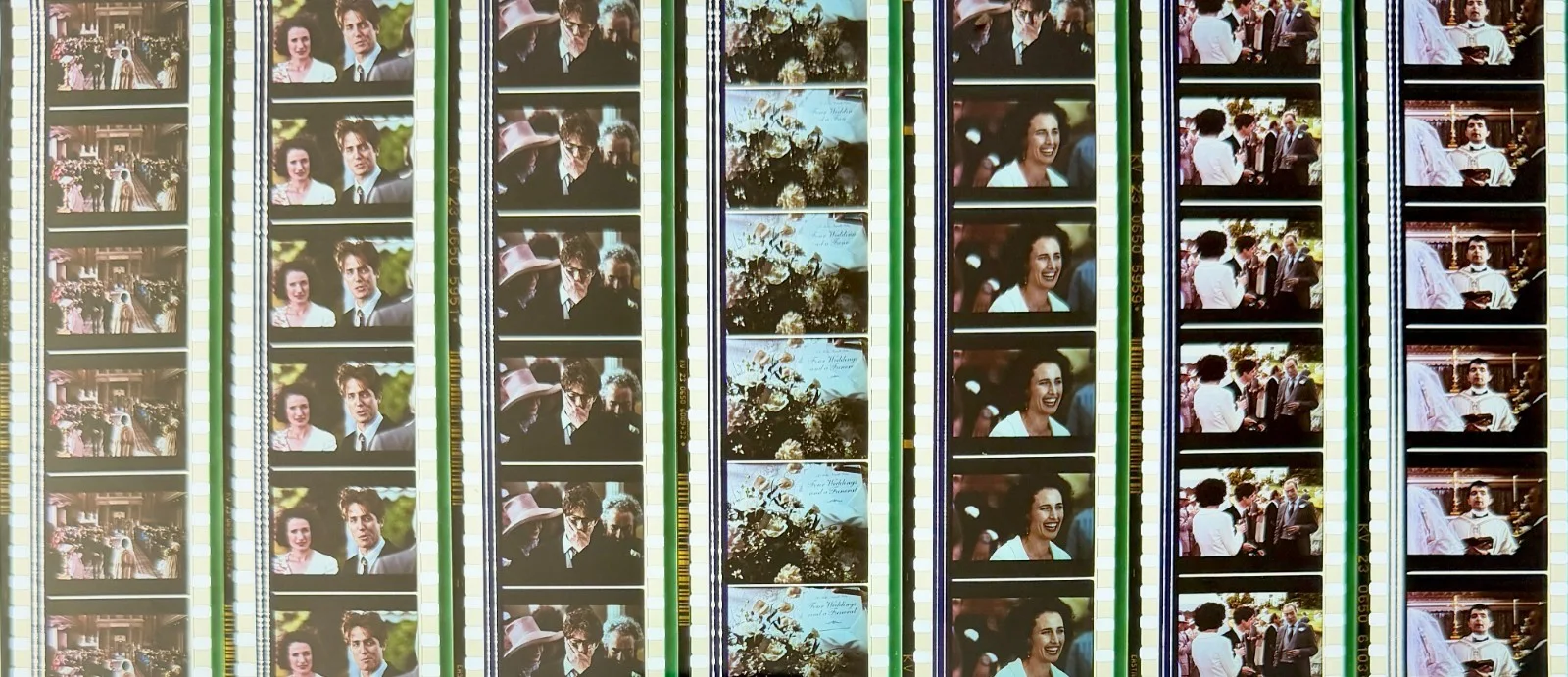 Four Weddings & A Funeral 1994 Very Rare Unmounted Genuine 35mm Film Cells, изображение 4