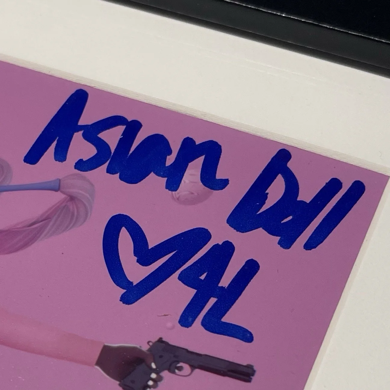 ASIAN DOLL RAPPER SIGNED DOLL SZN RELOADED CD ALBUM AUTOGRAPH FRAMED PSA COA, image 3