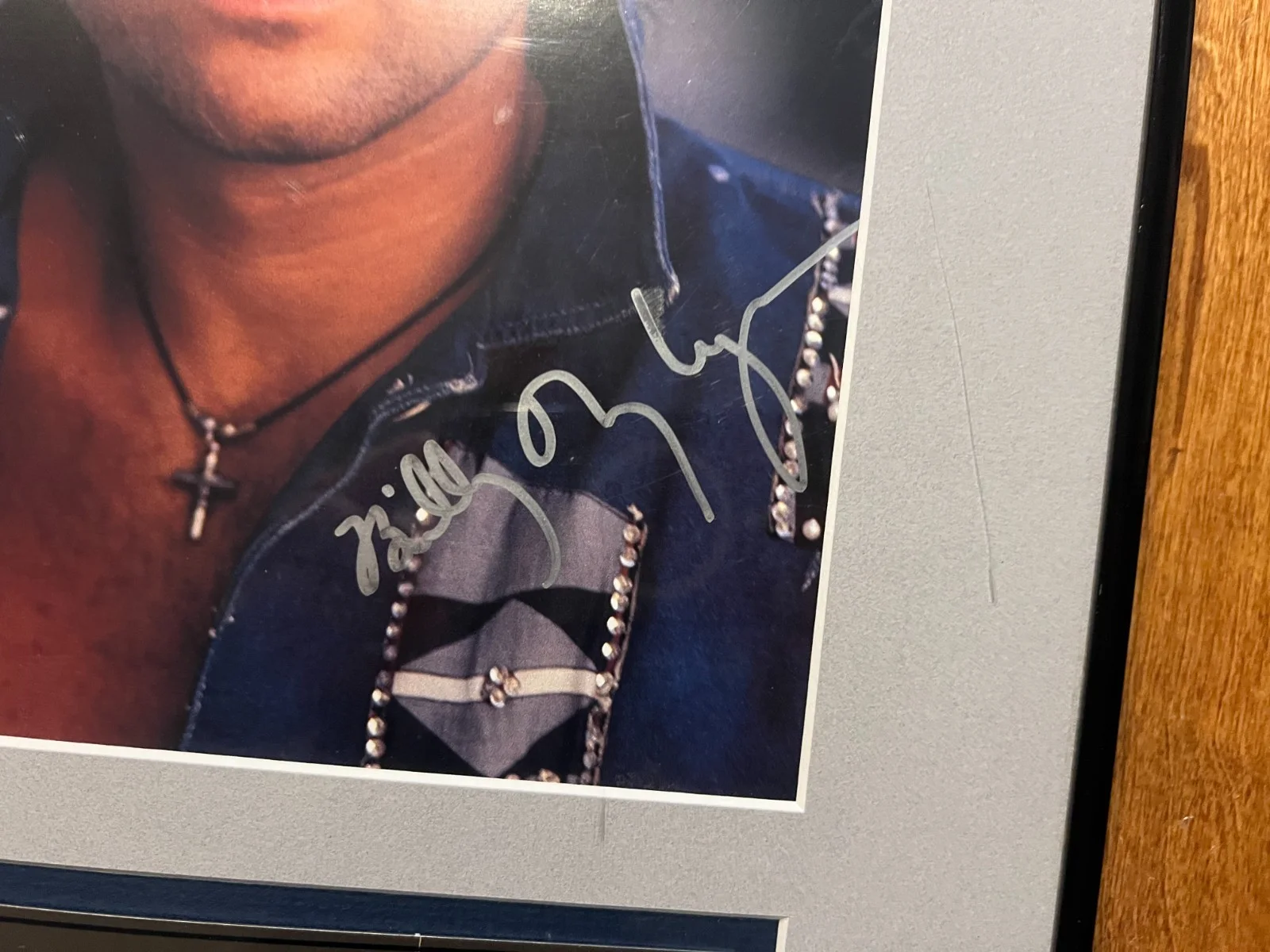 Billy Ray Cyrus SIGNED 12"x16" Framed & Matted Photo AUTO LE 48/950 SCORE BOARD, image 3