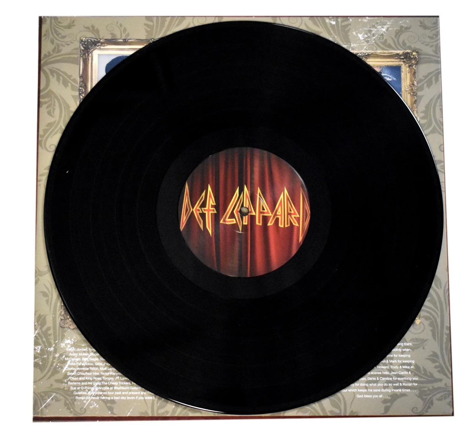 Def Leppard Joe Elliott/Phil Collen Signed Album "The Sparkle Lounge" JSA 200756, изображение 5