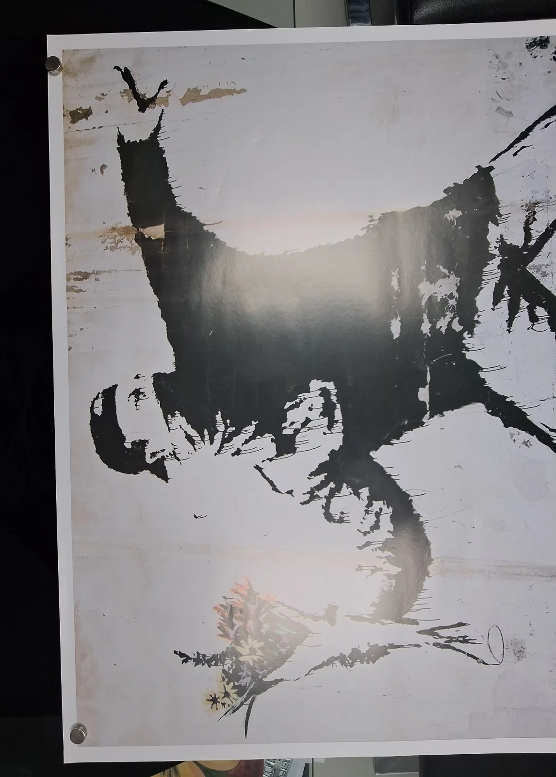 Unfolded 'BANKSY & THE RISE OF OUTLAW ART' Italian One-Sheet 2020 Film Poster, изображение 3