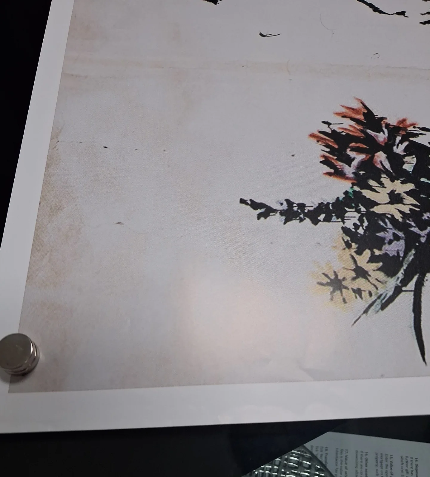Unfolded 'BANKSY & THE RISE OF OUTLAW ART' Italian One-Sheet 2020 Film Poster, изображение 4