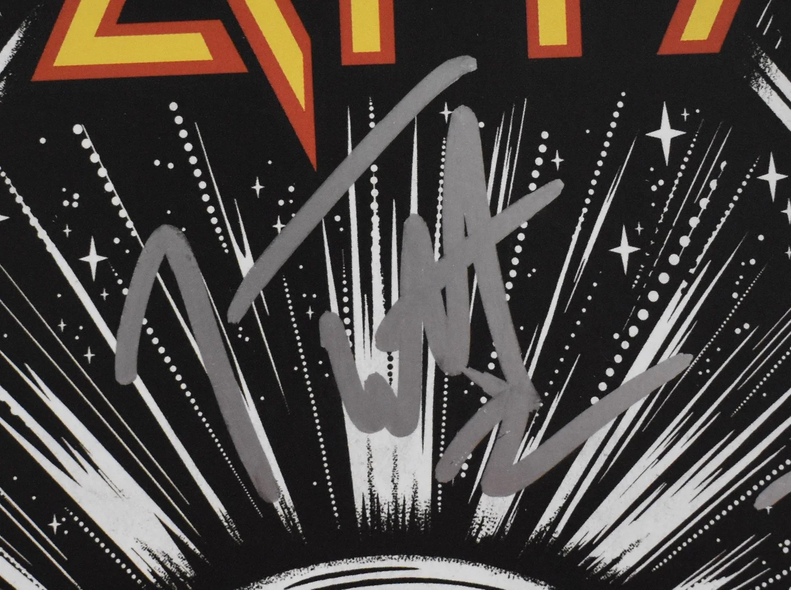 Def Leppard Joe Elliott/Phil Collen Signed Album "Diamond Star Halos" JSA 200757, изображение 2