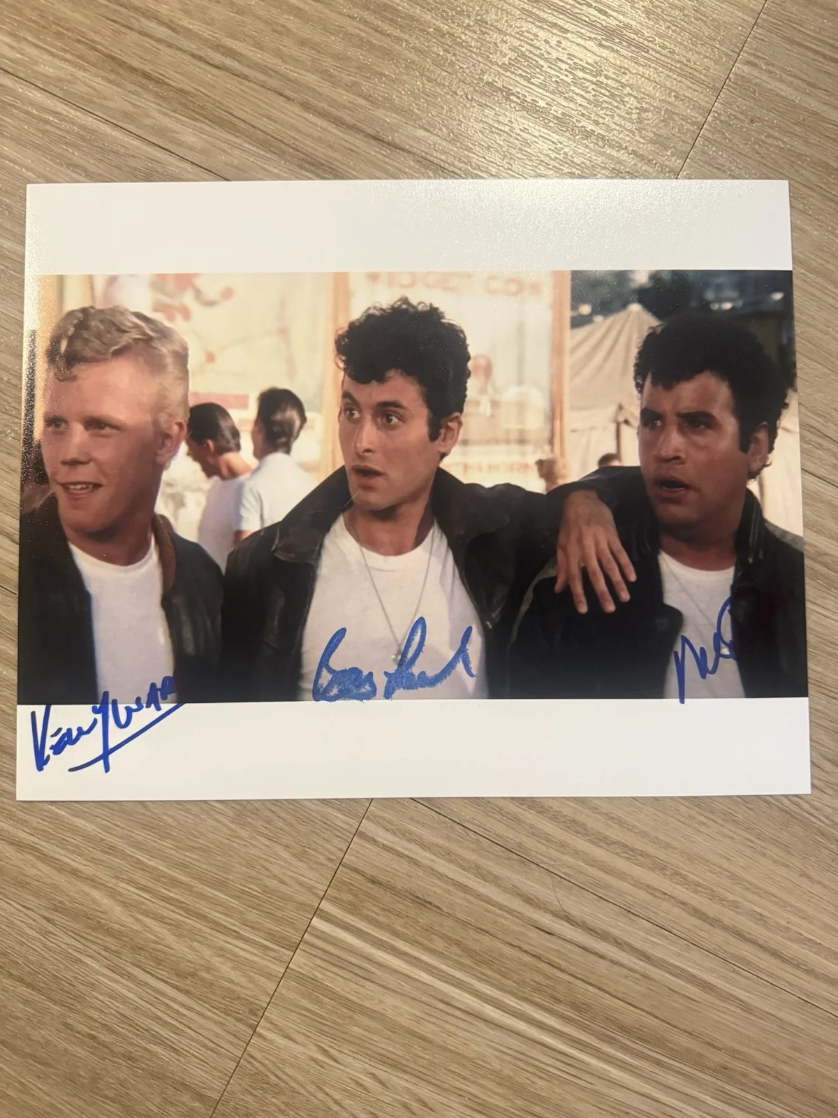 Kelly Ward Barry Pearl Michael Tucci Signed 8x10 Grease Photo JSA Witness COA, изображение 2