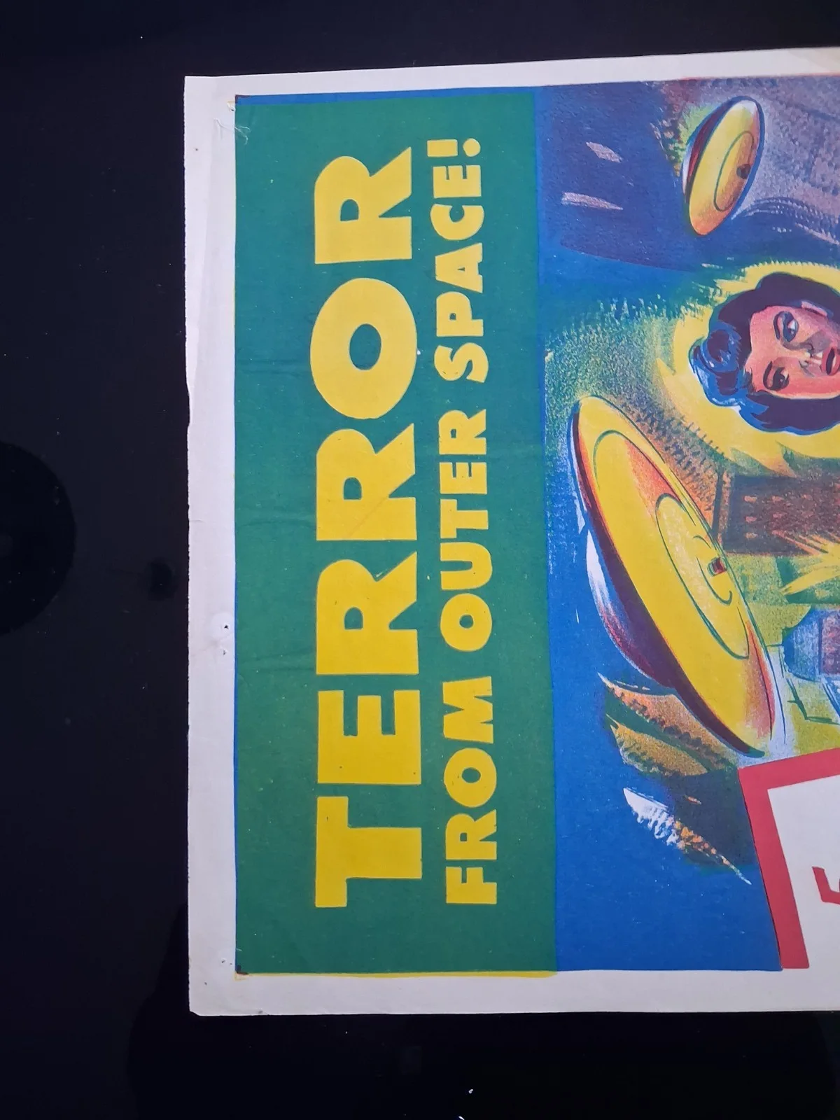 An Original '27th Day' 1957 Vintage Folded Australian Daybill Movie Poster, image 3