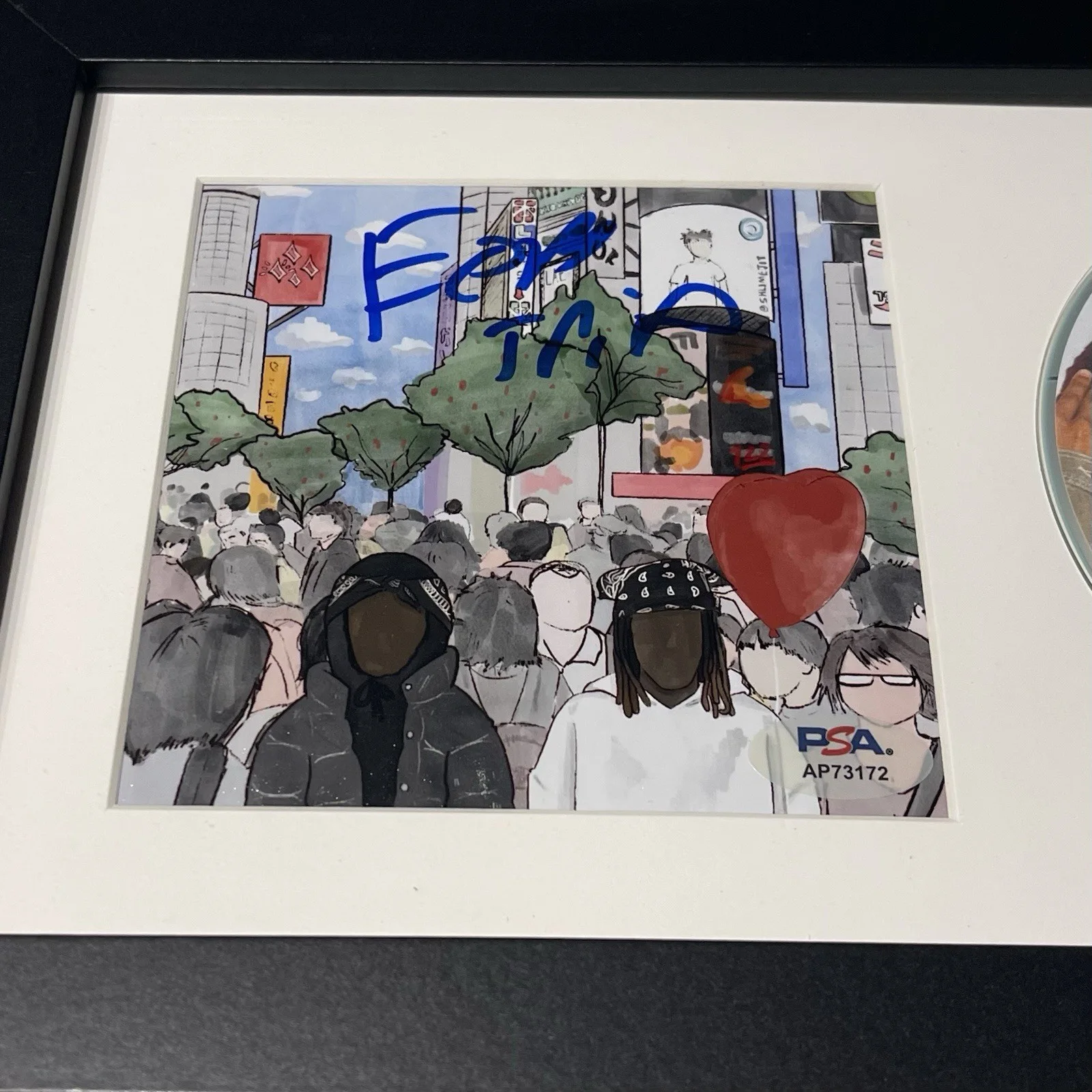 EEM TRIPLIN RAPPER SIGNED LET YOU KNOW CD ALBUM AUTOGRAPH SNOT FRAMED PSA COA, image 2