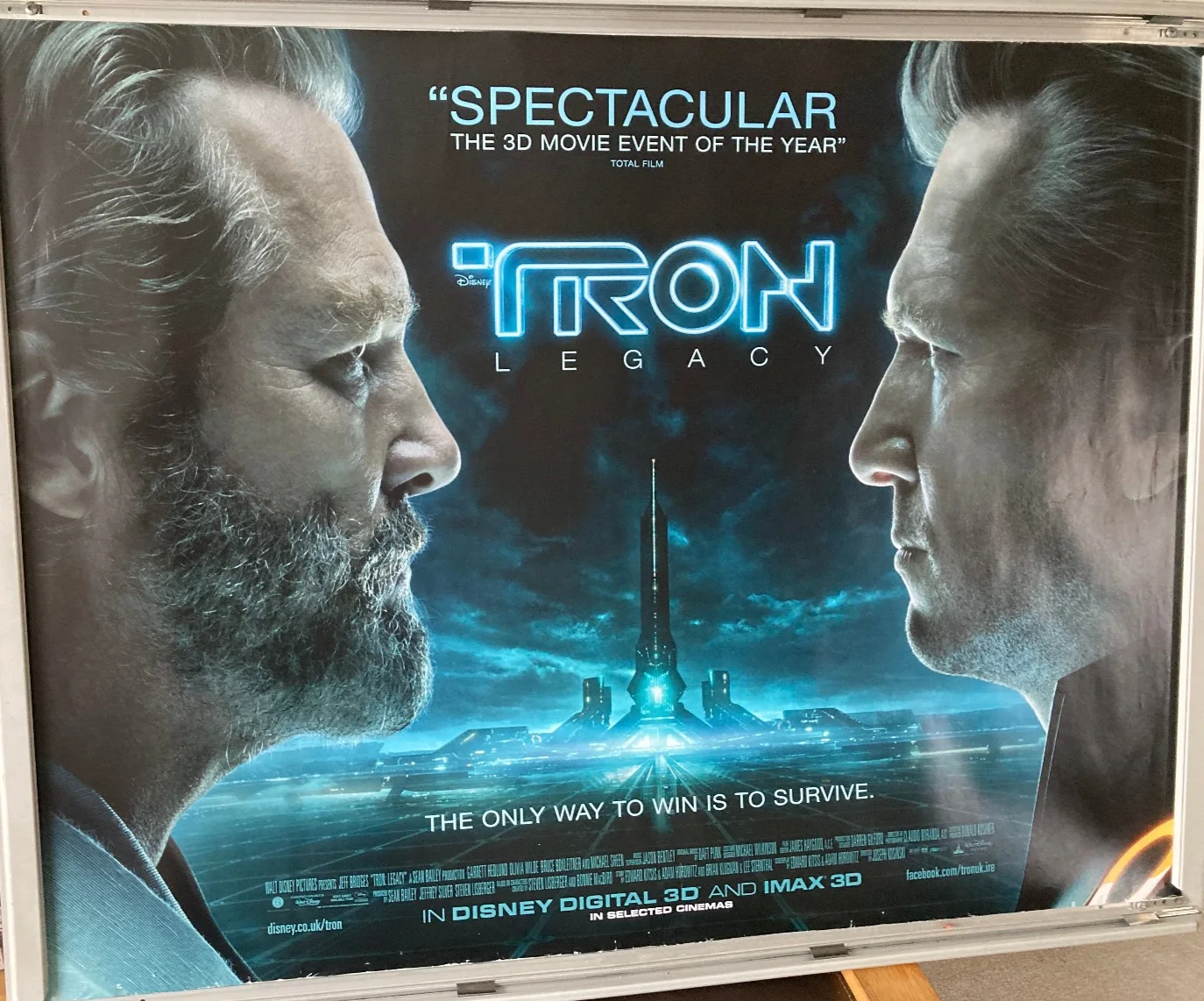Cinema Poster: TRON LEGACY 2010 (Quad) Jeff Bridges Garrett Hedlund, изображение 3