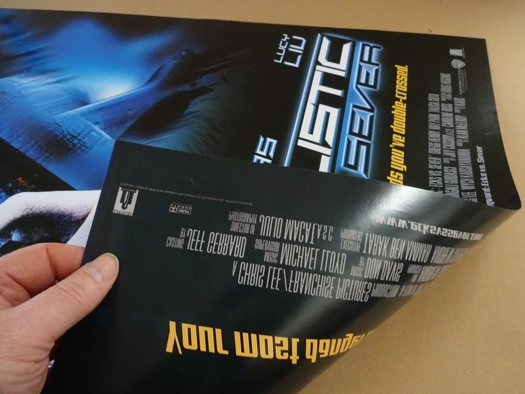 Ballistic Ecks vs. Sever 2002 Double Sided Movie Poster 40"x27" Mint Condition, image 2