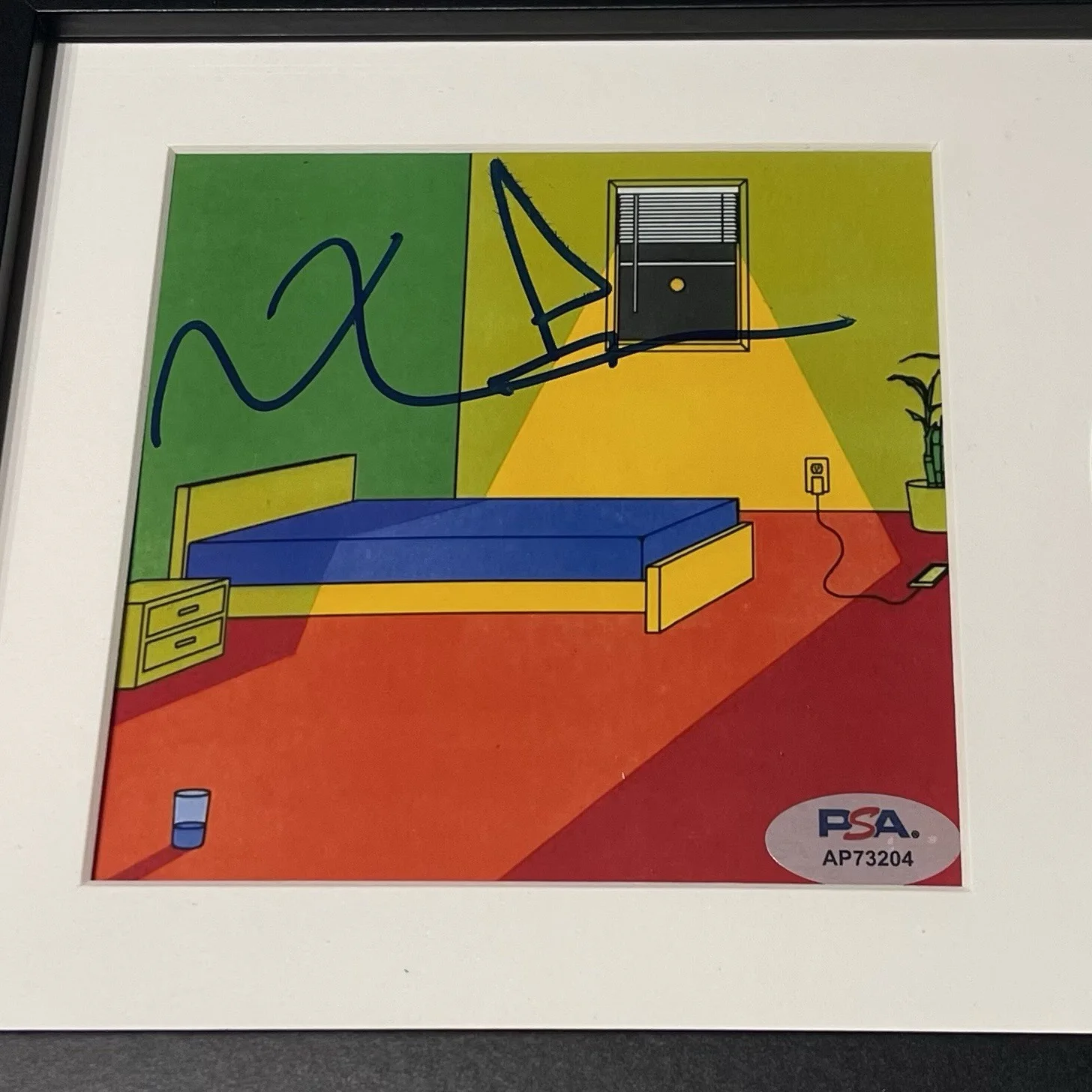 YOT CLUB SIGNED OFF THE GRID CD ALBUM RYAN KAISER AUTOGRAPH FRAMED PSA COA, image 2