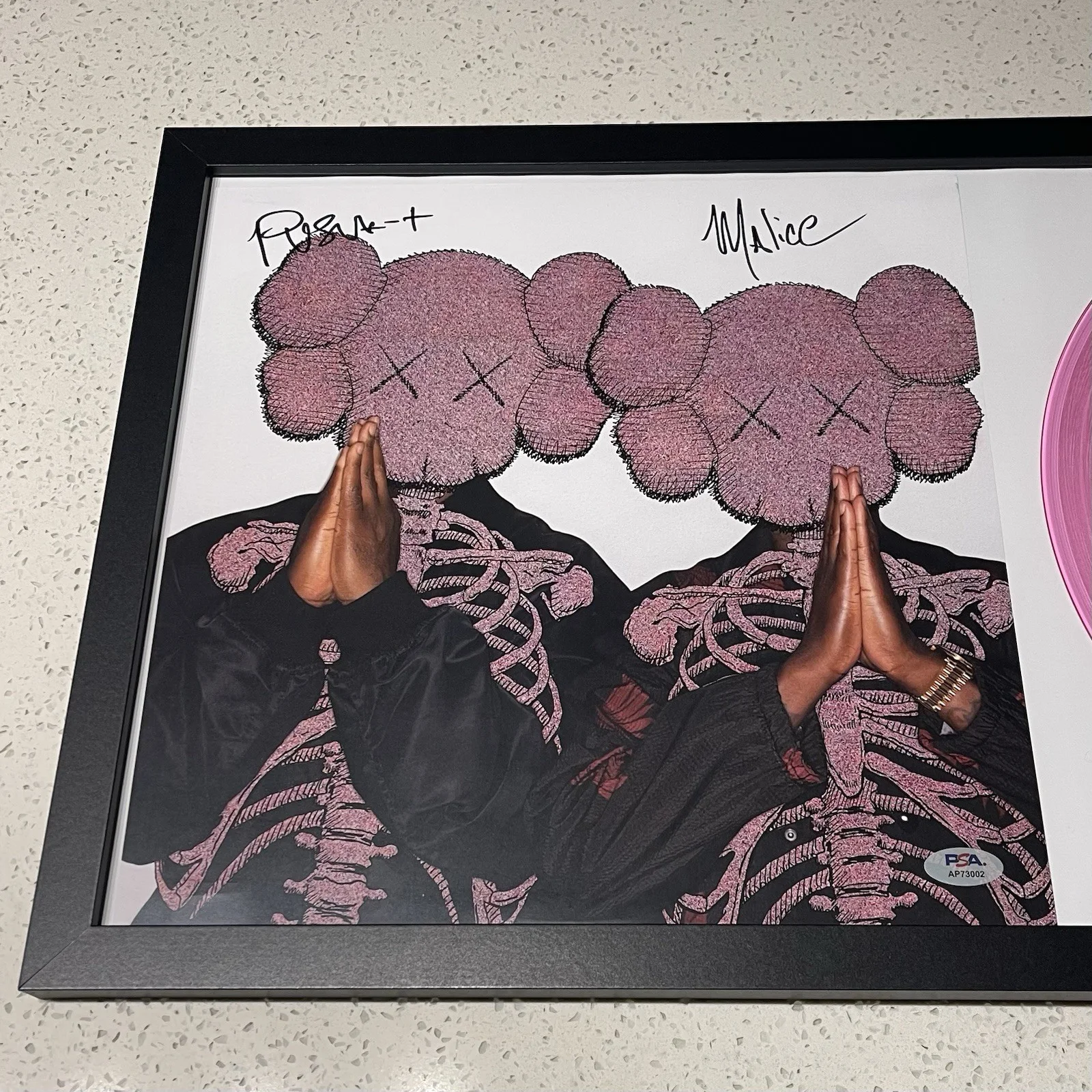 CLIPSE SIGNED PUSHA T & MALICE LET GOD SORT EM OUT VINYL ALBUM AUTOGRAPH PSA COA, image 2