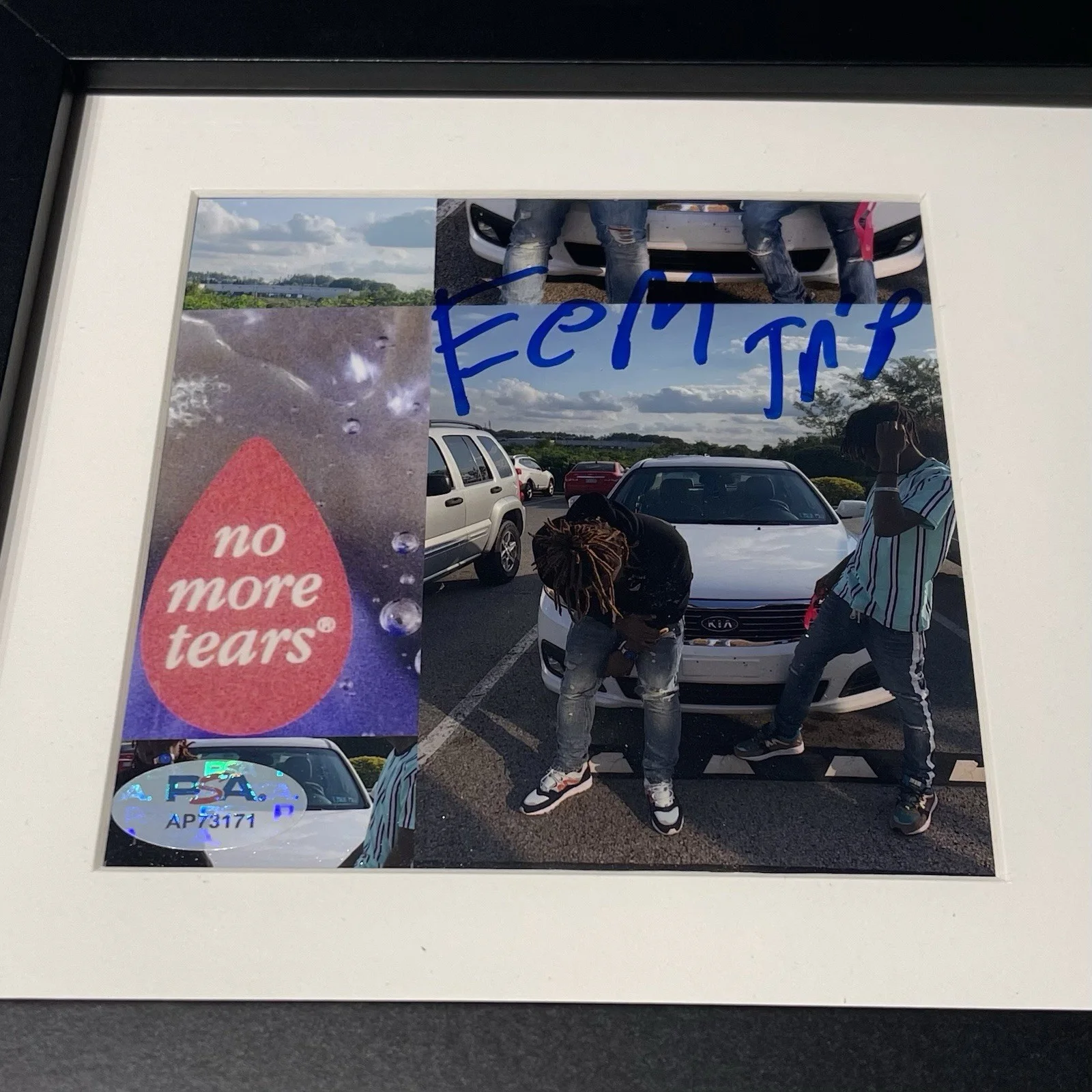 EEM TRIPLIN RAPPER SIGNED NO MORE TEARS CD ALBUM AUTOGRAPH FRAMED PSA COA, image 2