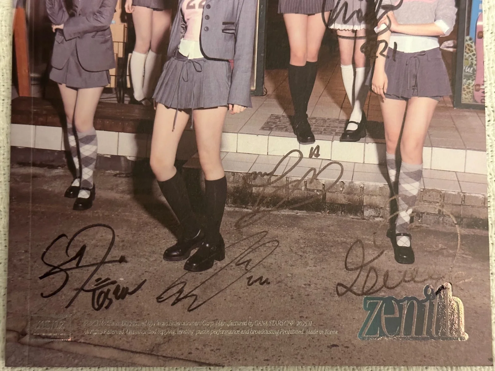 TRIPLE S MSNZ [ZENITH] - ALL MEMBER Signed PROMO ALBUM, изображение 3