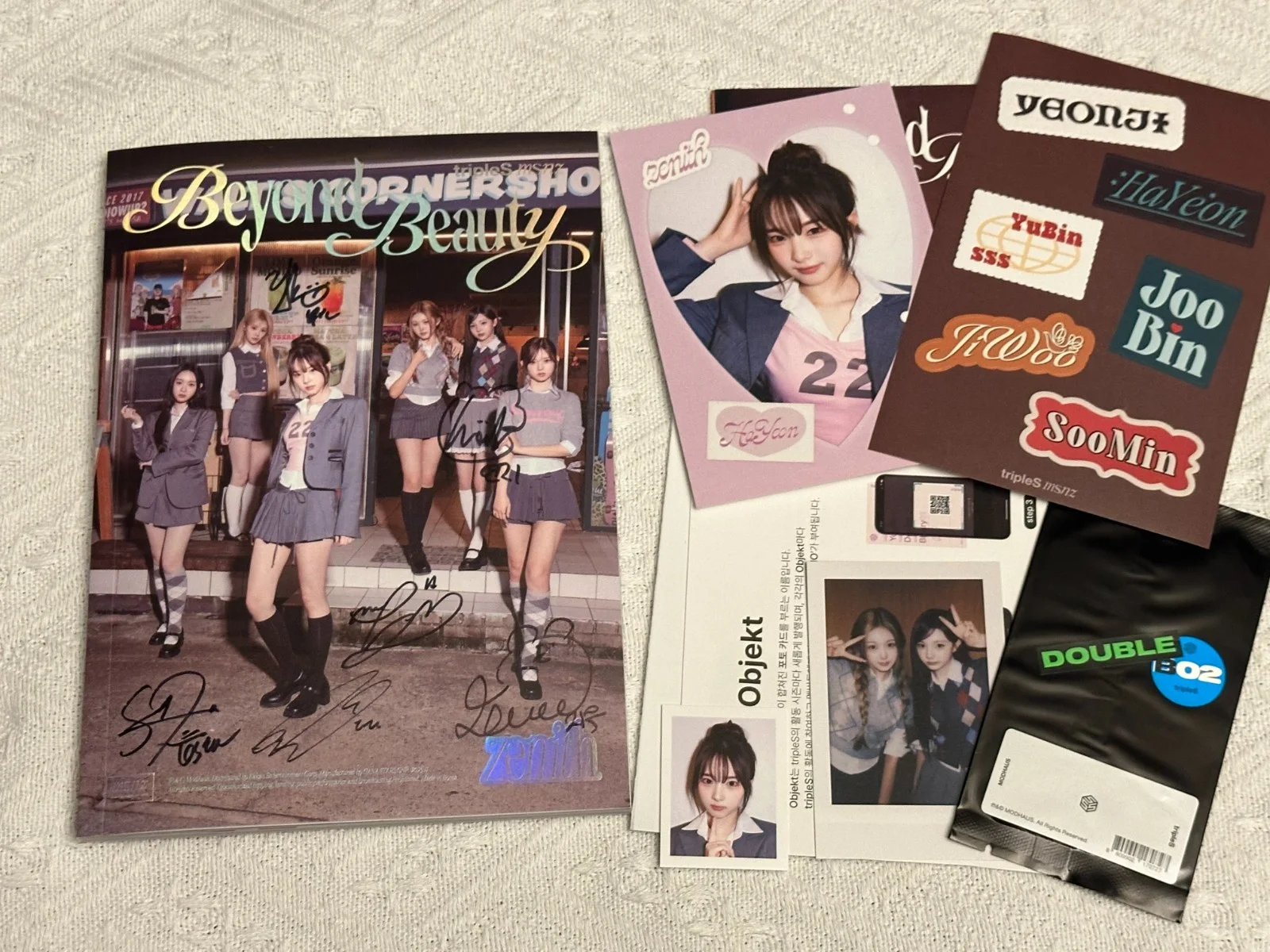 TRIPLE S MSNZ [ZENITH] - ALL MEMBER Signed PROMO ALBUM, изображение 4