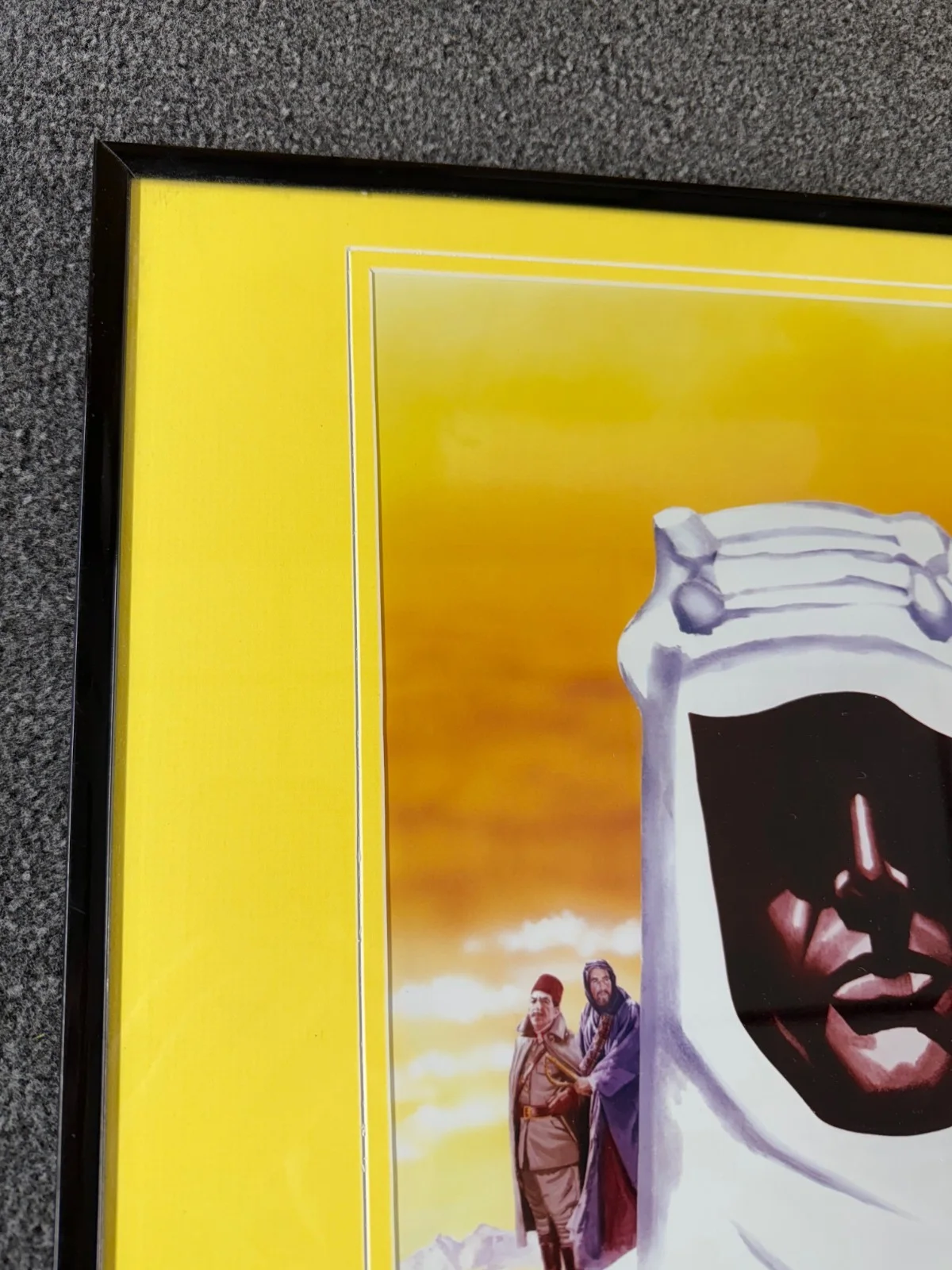 Anthony Quinn — Lawrence of Arabia Anthony Quinn Autograph Framed Movie Poster Print Display, изображение 3