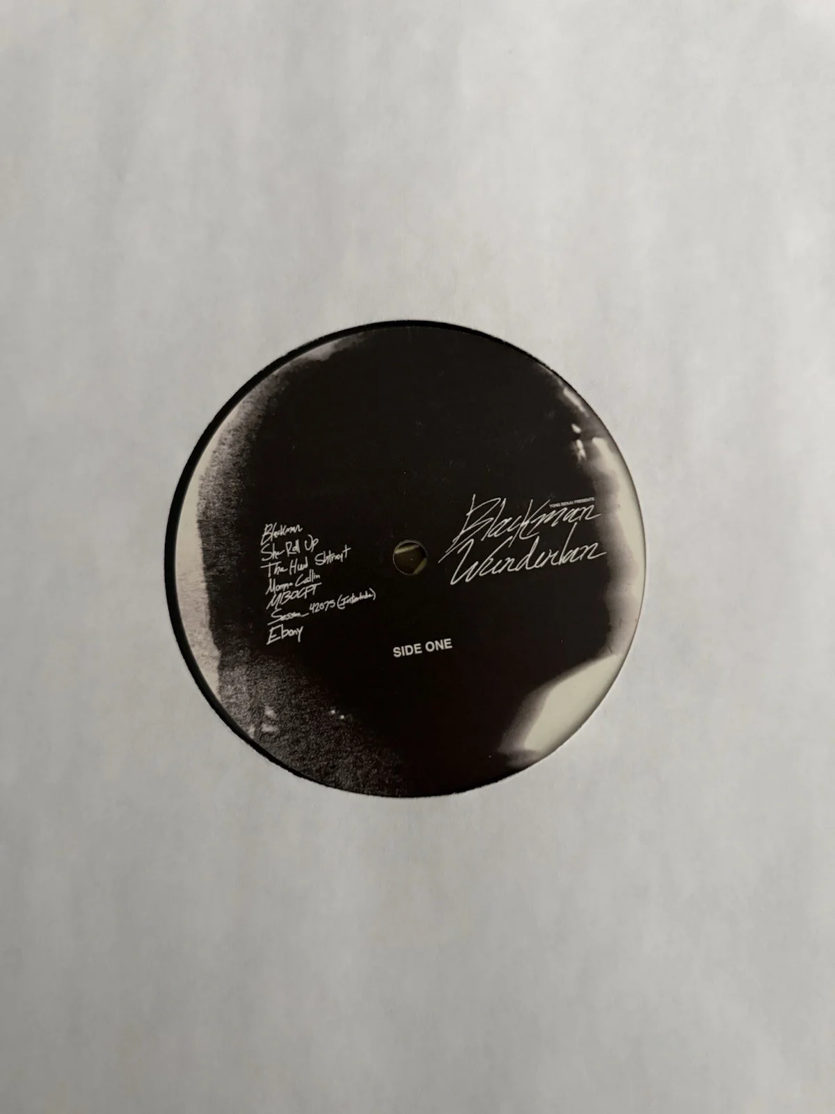 [EXTREMELY RARE] Blackman Wunderlan Signed Autographed Gold Vinyl - Yung Senju, изображение 2