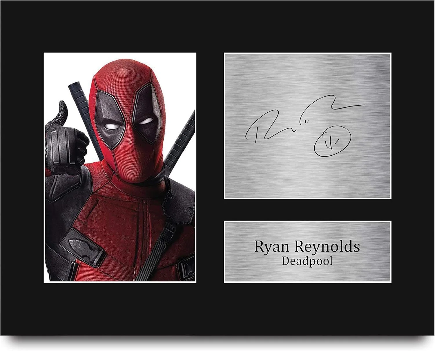 Ryan Reynolds — Stunning Ryan Reynolds Deadpool Autograph Print - Unframed Gift for All Ages, изображение 3