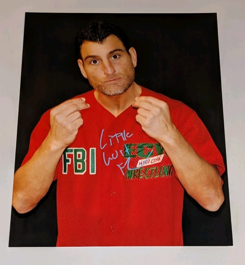 Little Guido — WWE/ECW Little Guido (Nunzio) Signed Autograph Autographed 8x10 Photograph ^, изображение 2