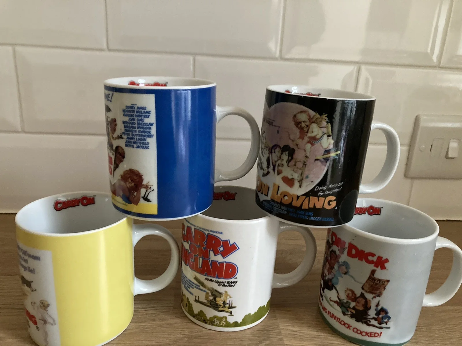 Carry On Movie Poster Mugs - Perfect for Film Buffs and Collectors! 5 Mugs, изображение 2