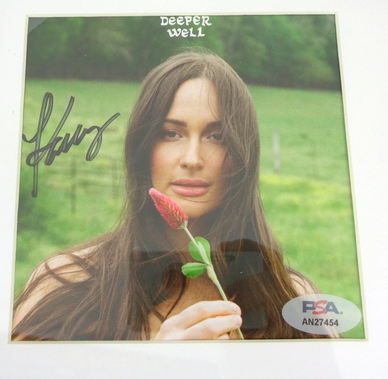 Kacey Musgraves — Kacey Musgraves Signed Autograph Deeper Well CD Framed PSA/DNA COA, image 2
