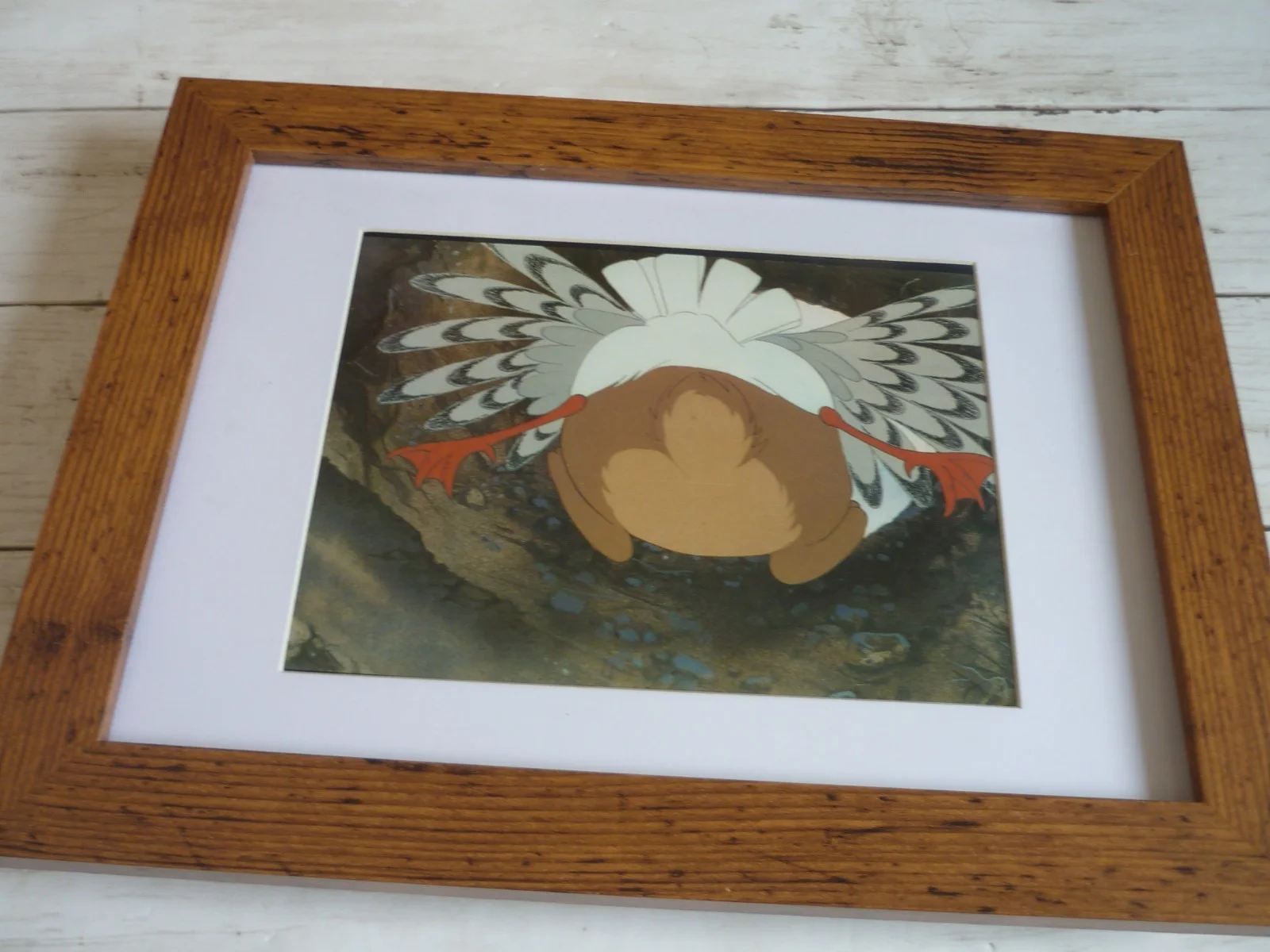 Watership Down framed a4 Richard Adams 1978 Movie scenes seagull rabbit bum, изображение 2