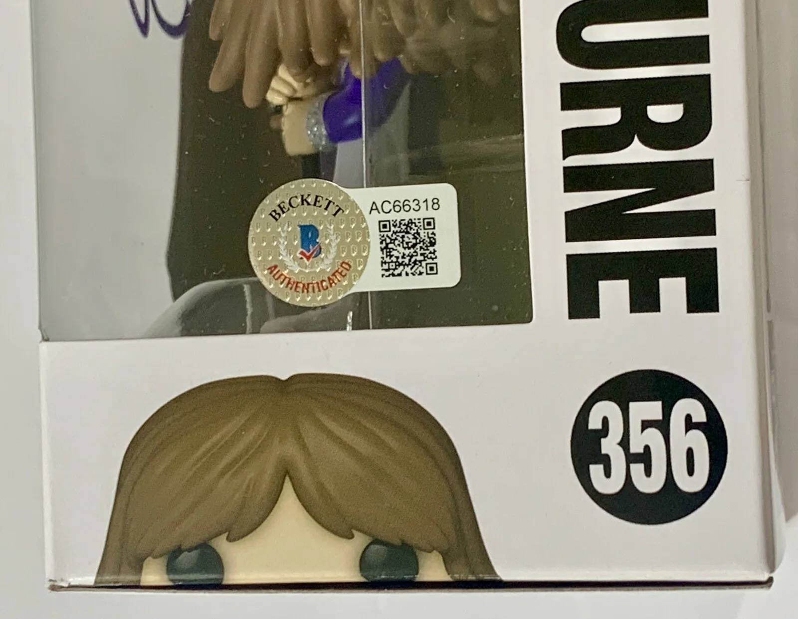 Ozzy Osbourne signed Funko Pop 356 beckett loa Black Sabbath, изображение 4