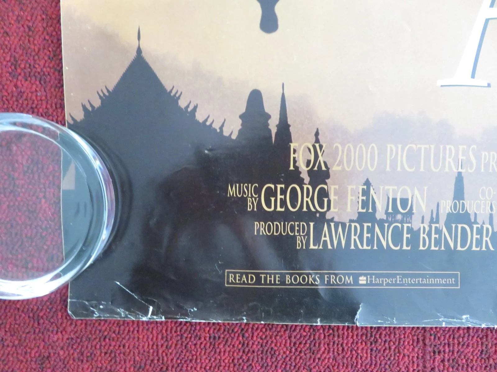 ANNA AND THE KING - B UK QUAD ROLLED POSTER JODIE FOSTER CHOW YUN-FAT 1999, изображение 4