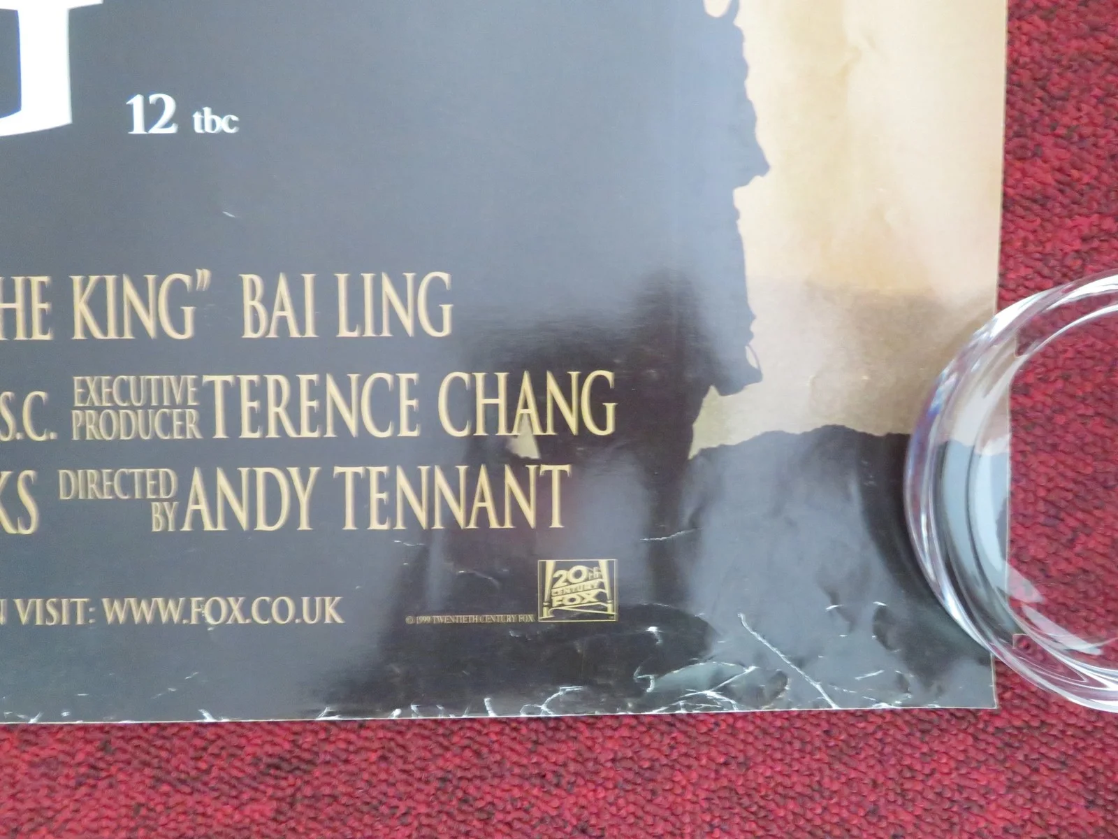 ANNA AND THE KING - B UK QUAD ROLLED POSTER JODIE FOSTER CHOW YUN-FAT 1999, изображение 5