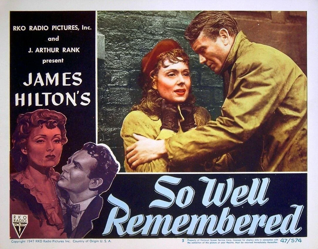 SO WELL REMEMBERED 1947 John Mills, Martha Scott, Patricia Roc LOBBY SET, image 2