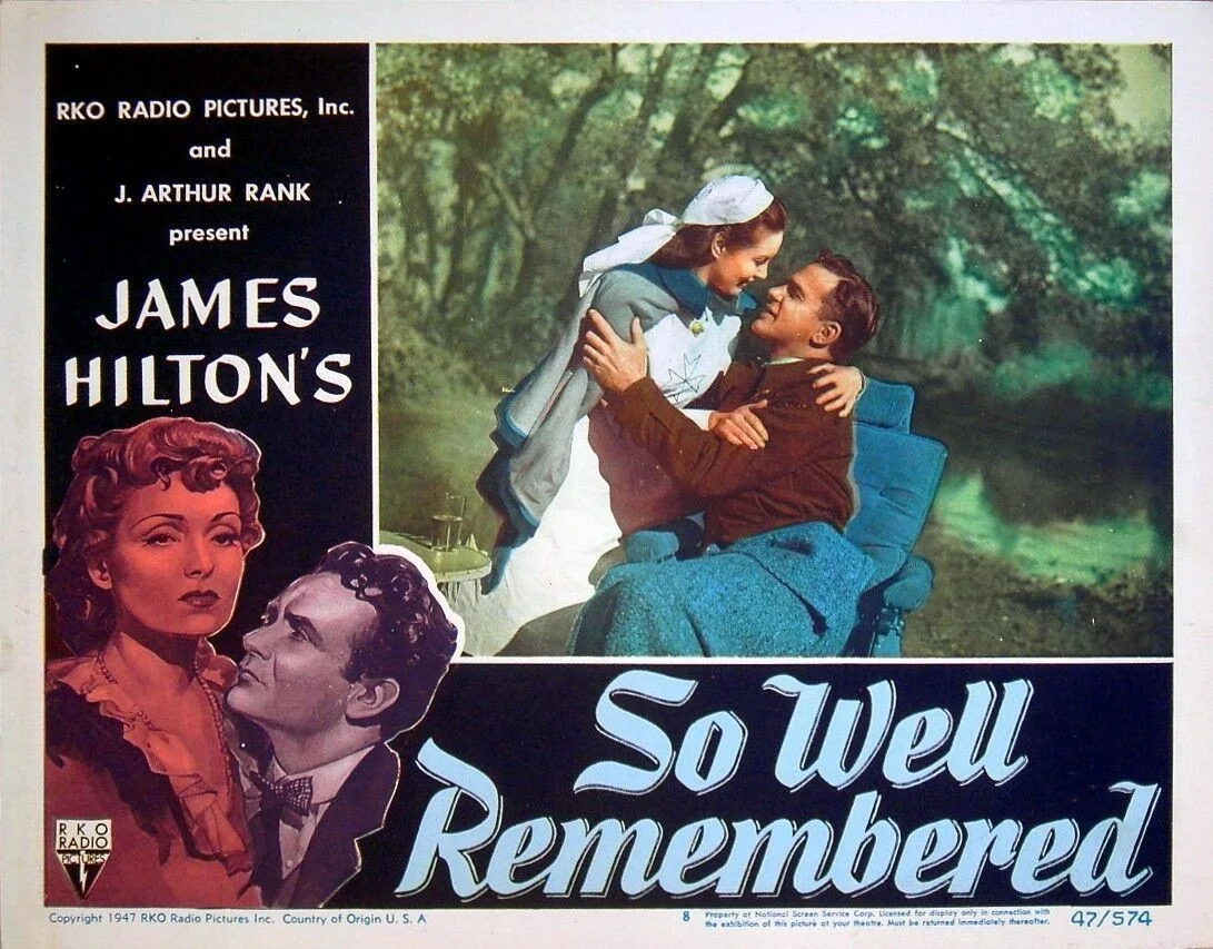 SO WELL REMEMBERED 1947 John Mills, Martha Scott, Patricia Roc LOBBY SET, image 3