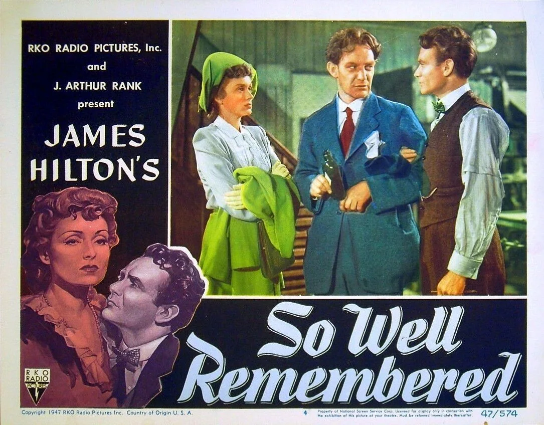 SO WELL REMEMBERED 1947 John Mills, Martha Scott, Patricia Roc LOBBY SET, image 4