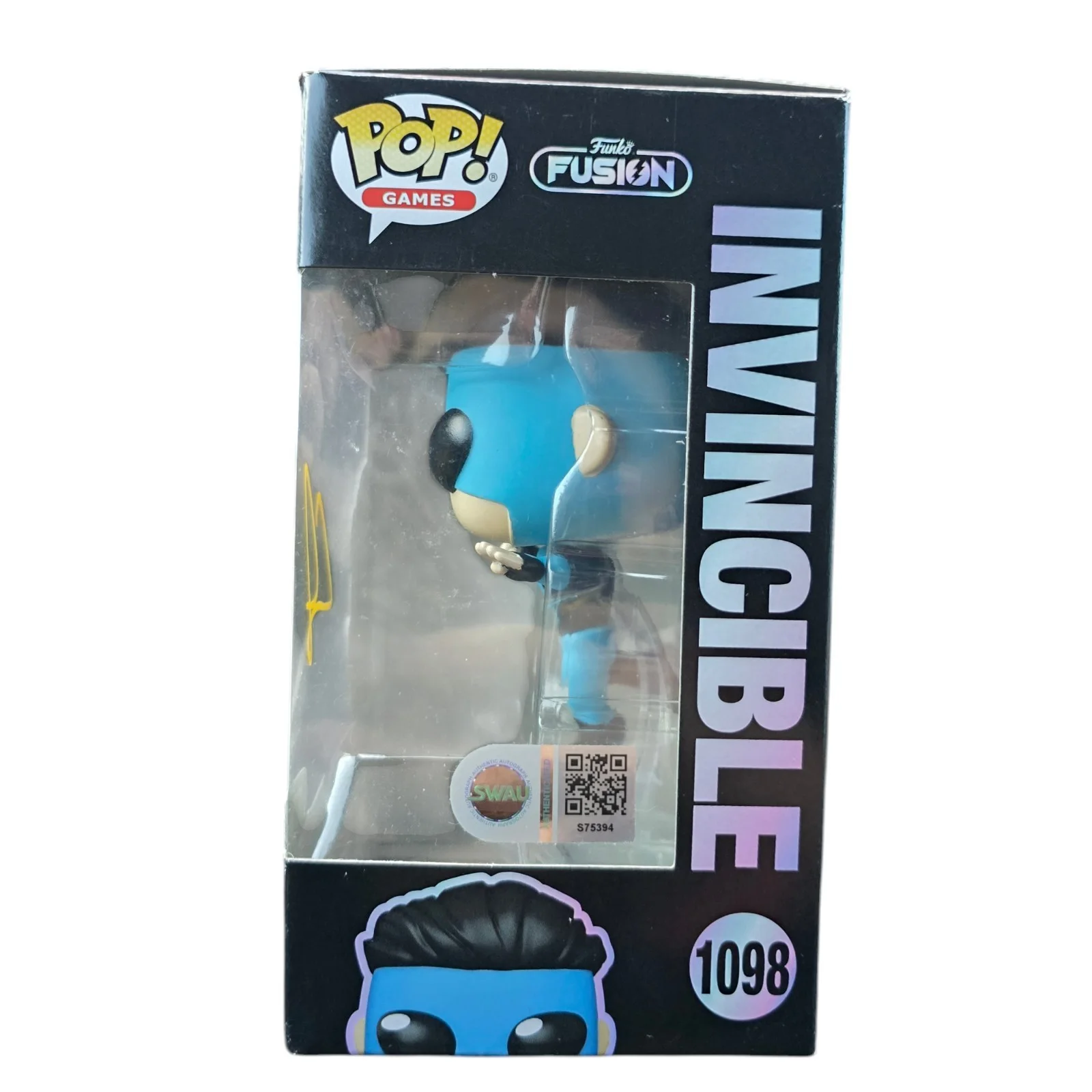 Steven Yeun — Steven Yeun Signed Blue Suit Invincible Funko 1098 SWAU Authenticated RARE, image 2
