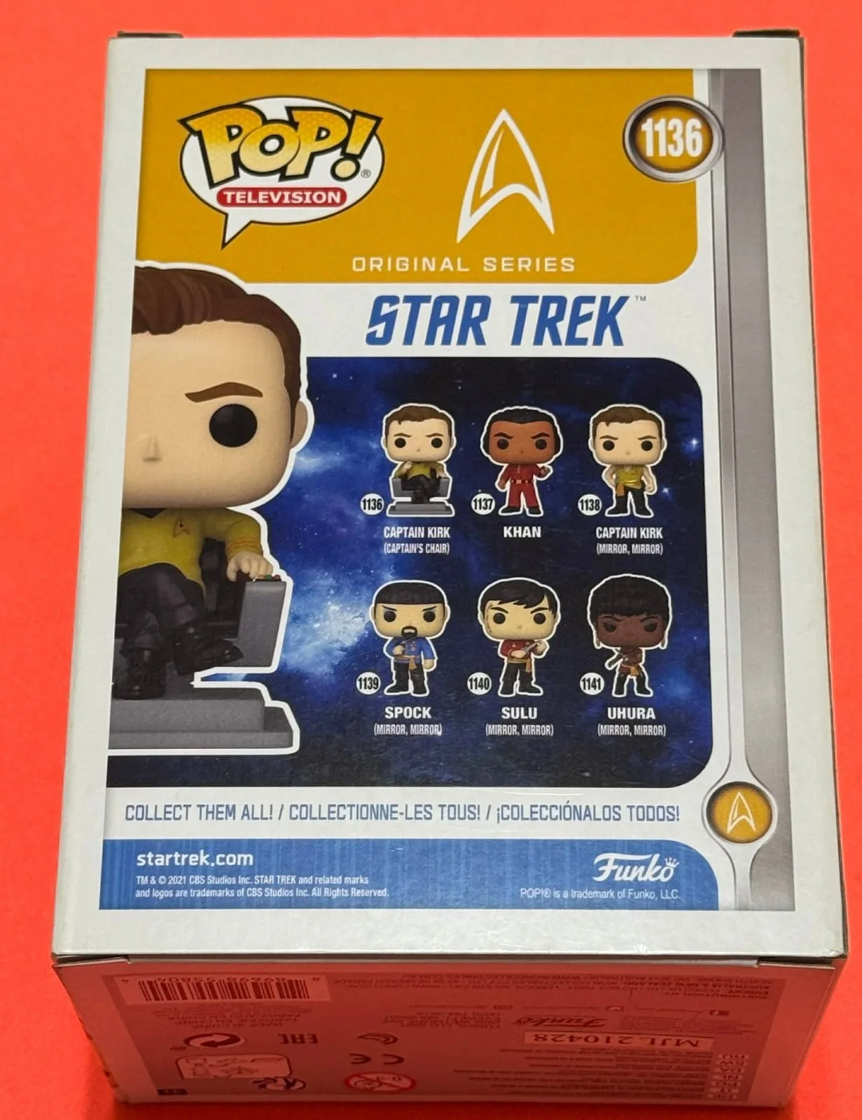 WILLIAM SHATNER — WILLIAM SHATNER Star Trek autographed Funko Pop 1136 w/signed RARE inscription!, image 5