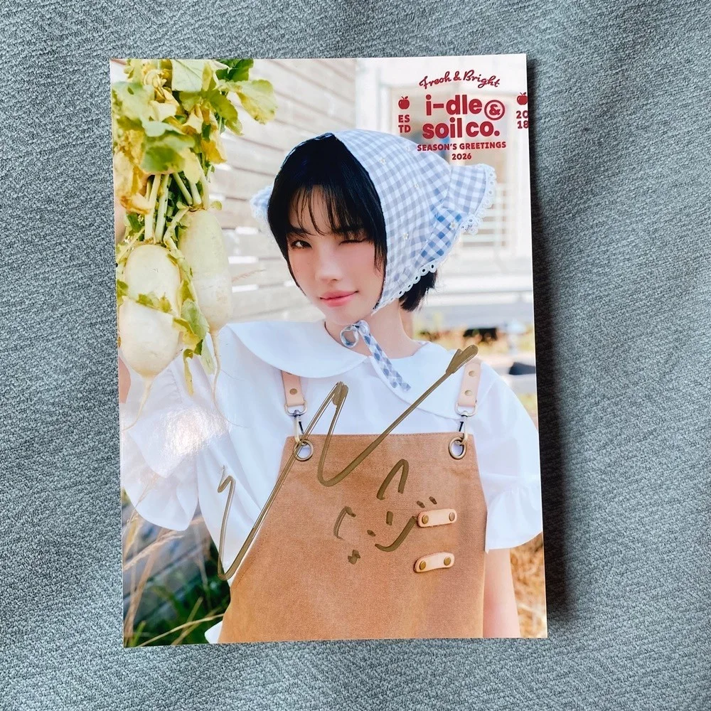 IDLE i-dle Autographed Signed Photo Autographs KPOP Collectibles 4*6 2025 #Nice, image 3