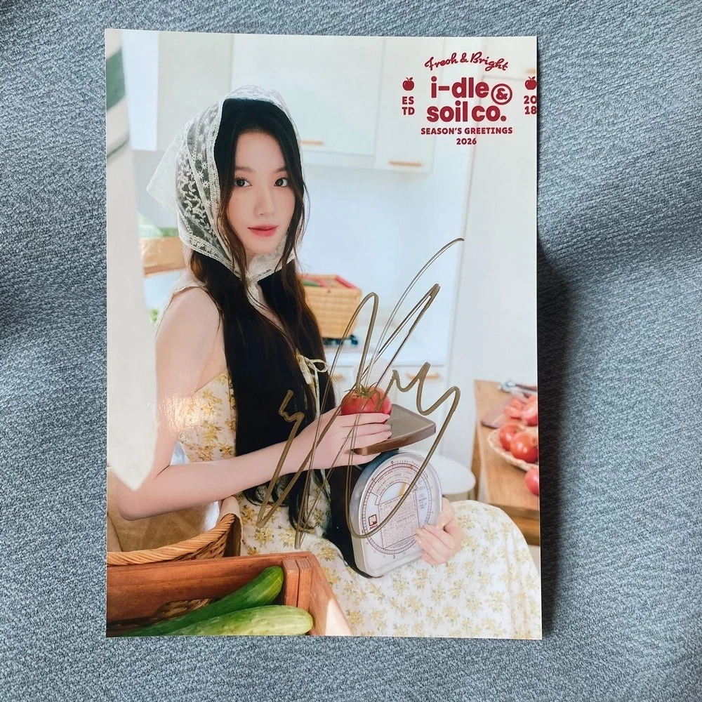 IDLE i-dle Autographed Signed Photo Autographs KPOP Collectibles 4*6 2025 #Nice, image 5