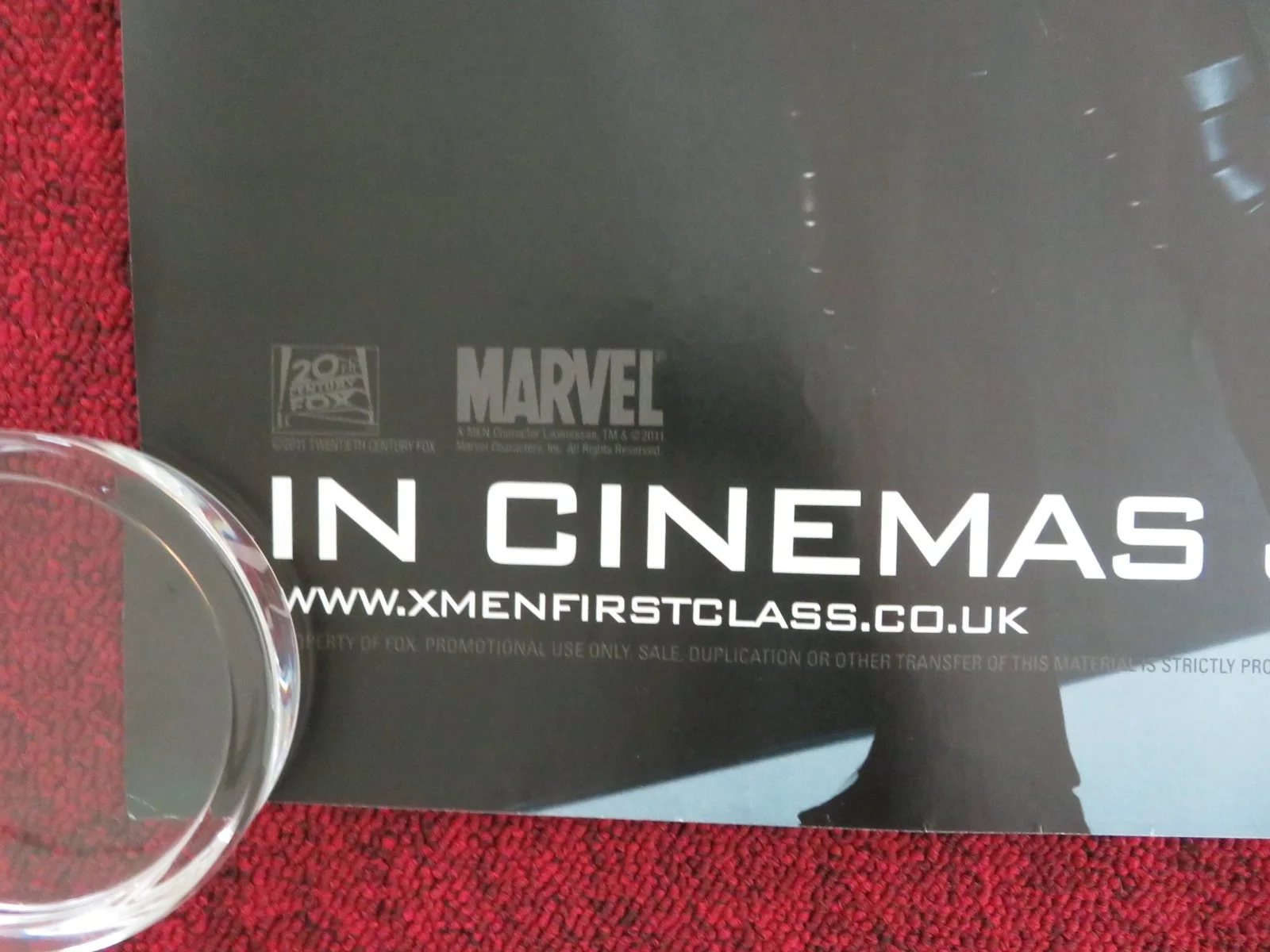 X-MEN: FIRST CLASS - C UK QUAD ROLLED POSTER JAMES MCAVAOY M. FASSBENDER 2011, image 4