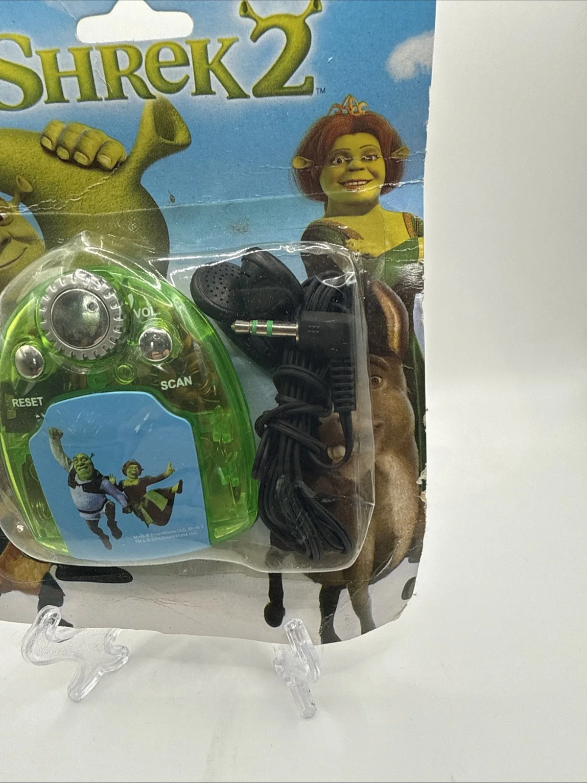 Shrek 2 Mini Radio - Collectable Dreamworks 2004 - Unopened - Wear To Packaging, image 3