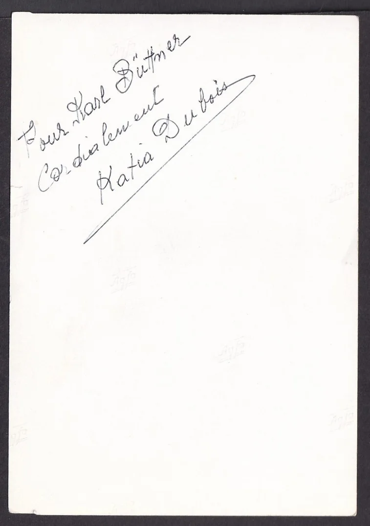 KATIA DUBOIS Actress signed photograph, image 2
