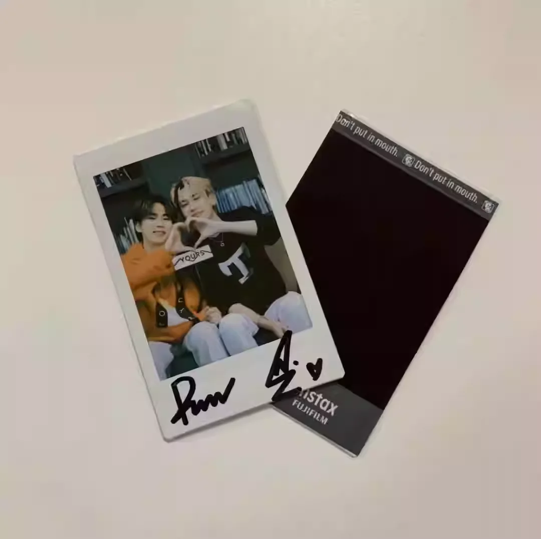 BOUNPREM AUTOGRAPHED POLAROID BL GMMTV BETWEEN US COLLECTIBLE CARDS FOR FANS D05, изображение 4