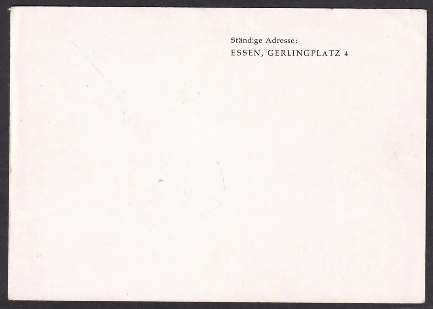 FRANCESCA GONSHAN English Actress signed card, image 2