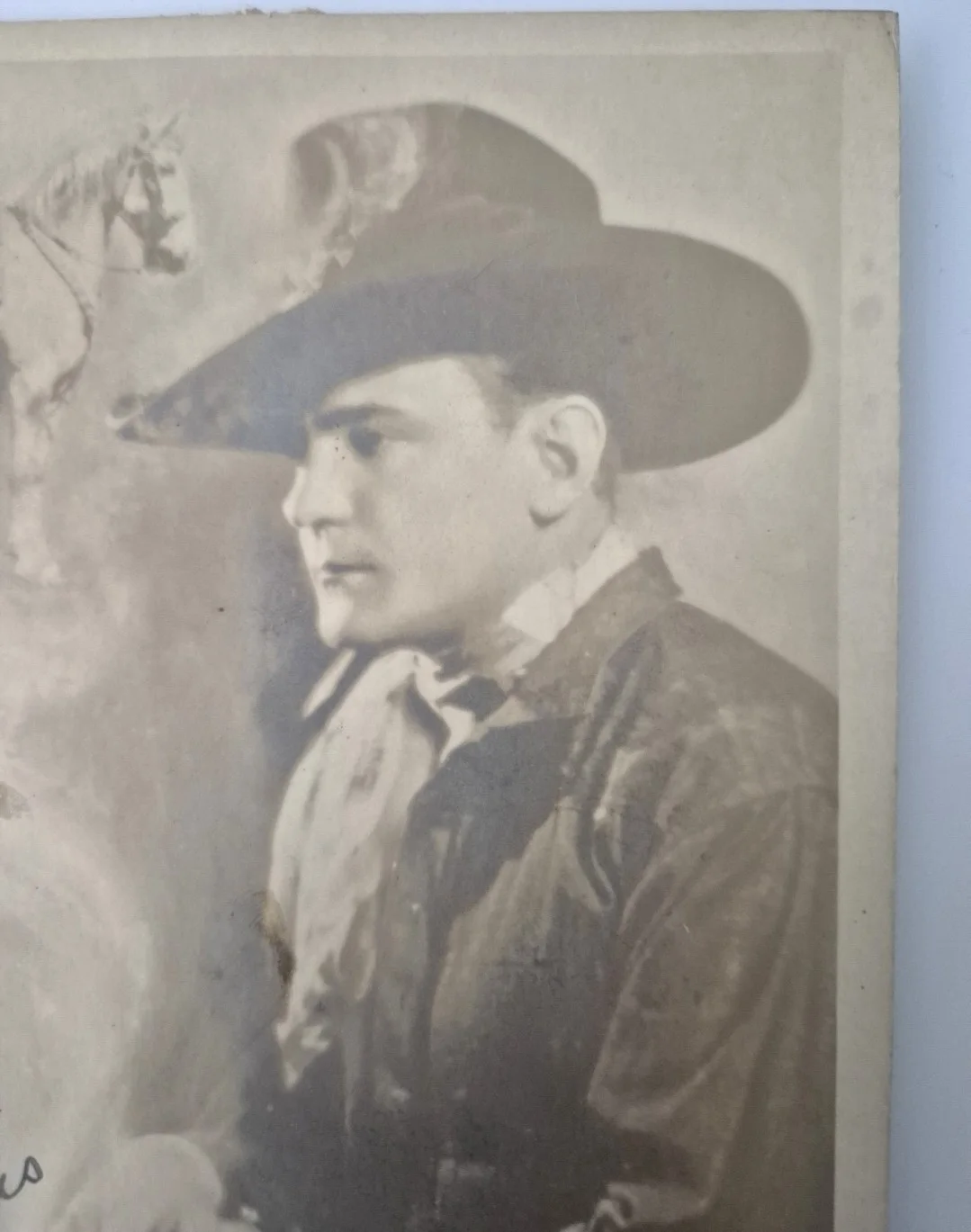 Antique Vintage Buck Jones Hand Signed Autograph Photo Western Actor SUPER RARE, изображение 3