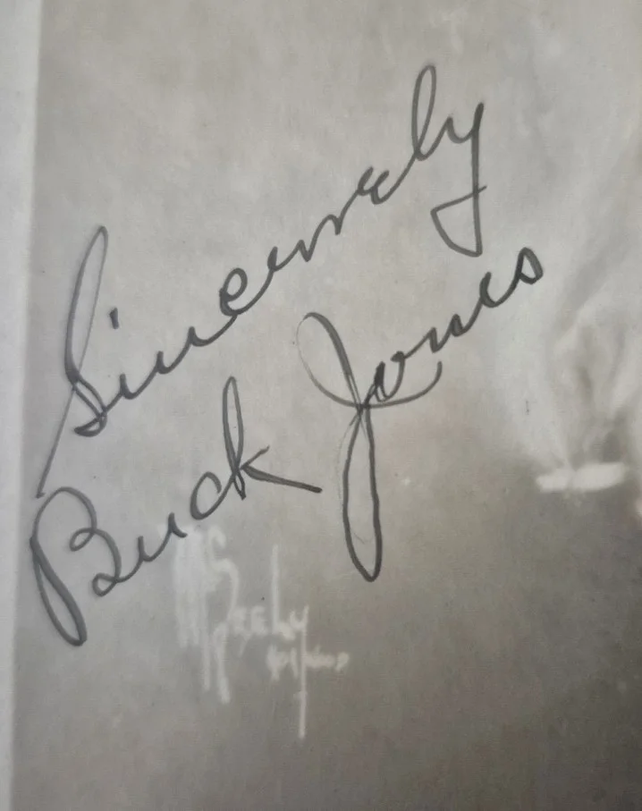 Antique Vintage Buck Jones Hand Signed Autograph Photo Western Actor SUPER RARE, изображение 5