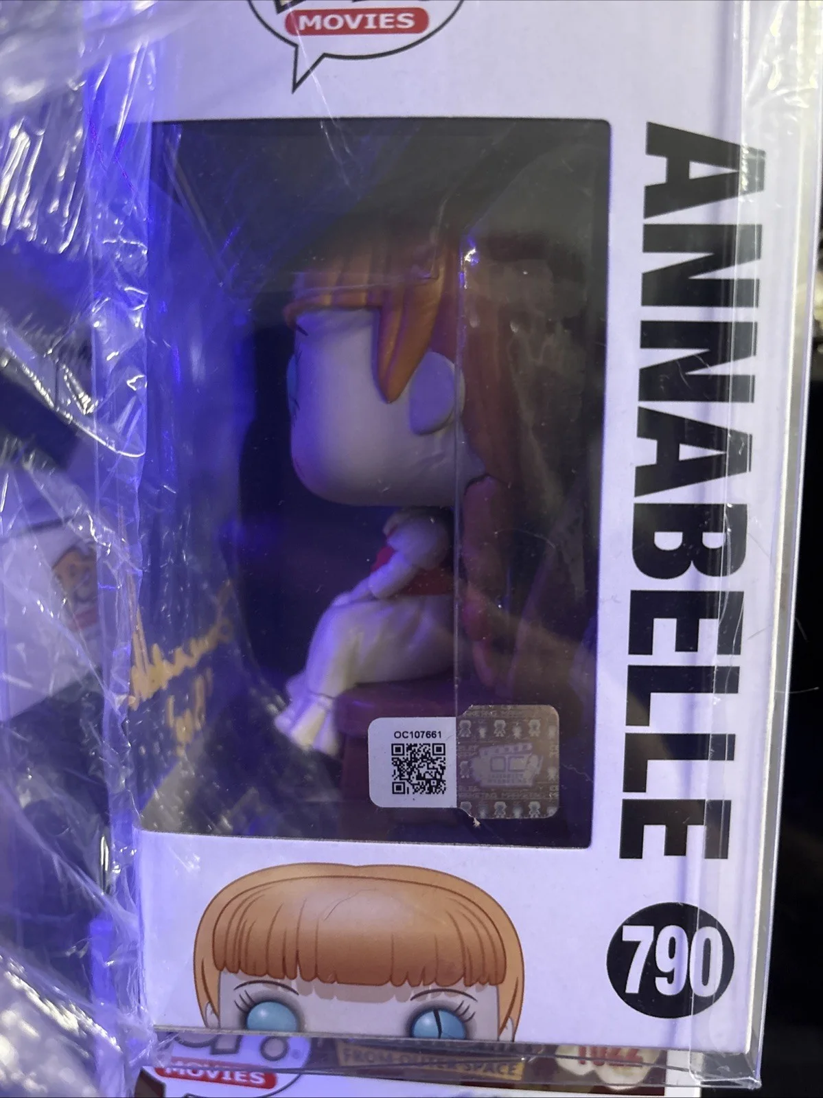 Funko Pop Annabelle the Conjuring the Nun #790 Samara Lee Signed COA, image 2