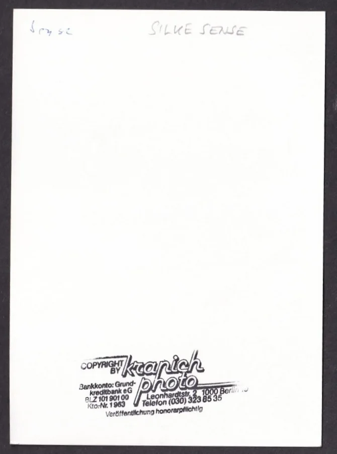 SILKE SENSE German Ballet Dancer signed photograph, image 2