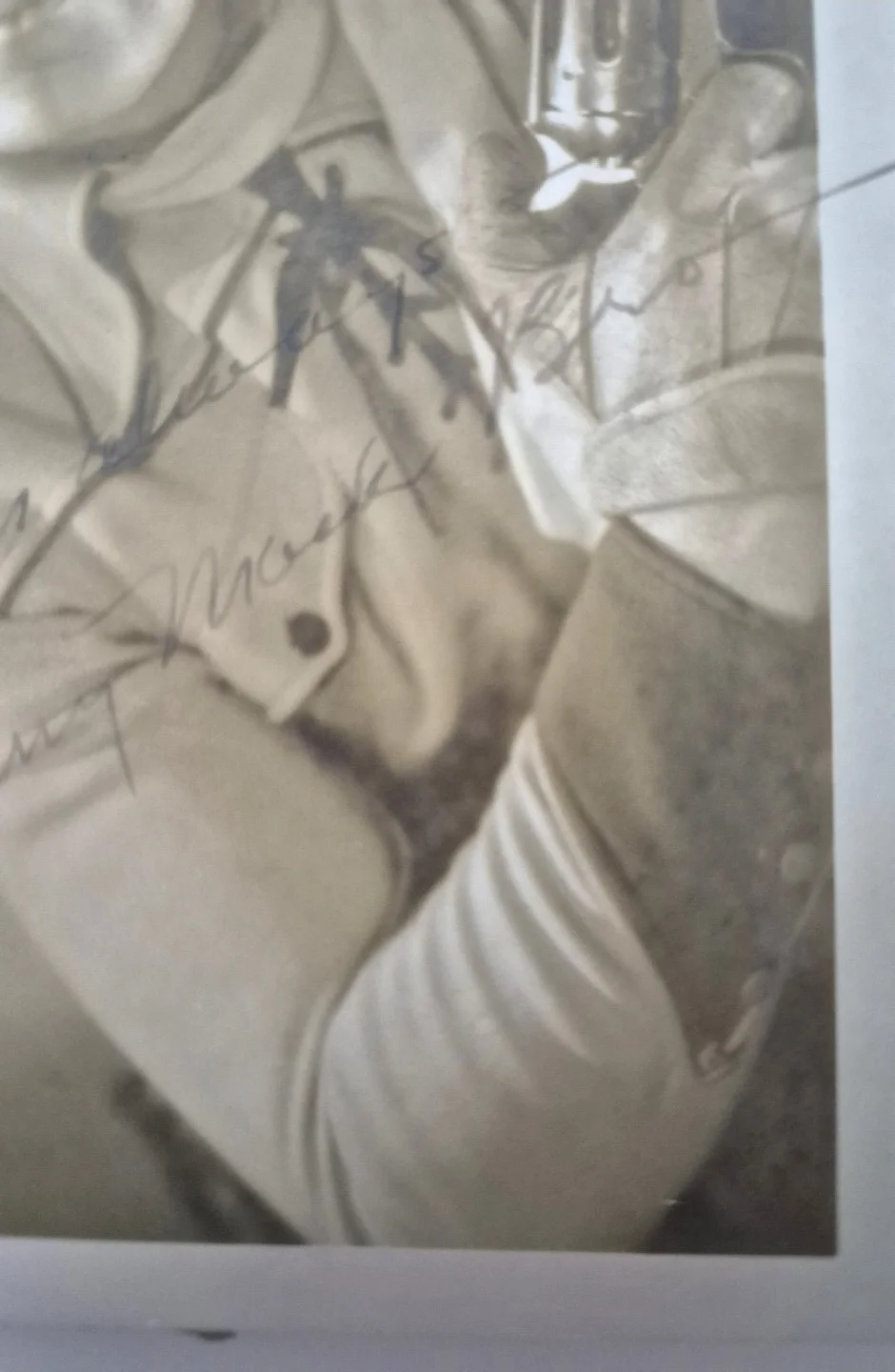 Vintage Johnny Mack Brown Signed Autograph Photo American Footballer Actor, изображение 2